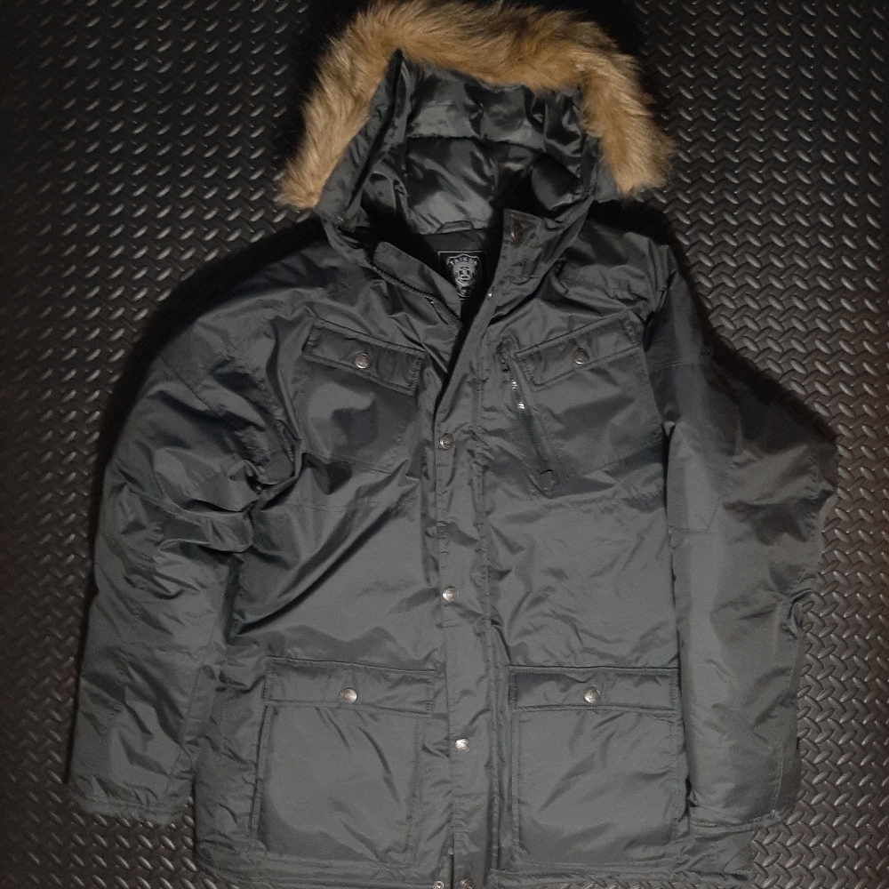 Taikun winter coat with fur rim hood size 2XL